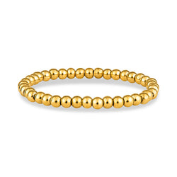 5mm Gold Beaded Bracelet