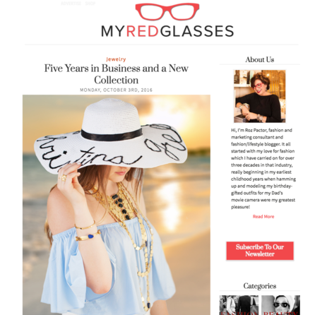 My Red Glasses | October 2016