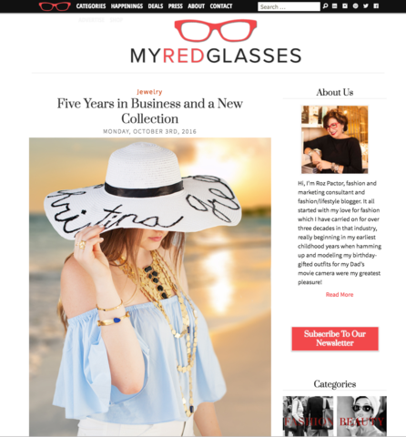 My Red Glasses | October 2016