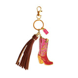Rodeo Glam Boot Keychain Bag Charm
