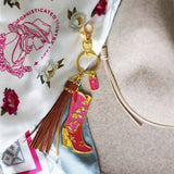 Rodeo Glam Boot Keychain Bag Charm
