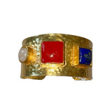 Lapis Carnelian and Moonstone Cuff - Sample