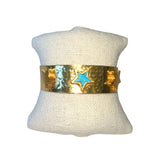 Turquoise Star Cuff Sample