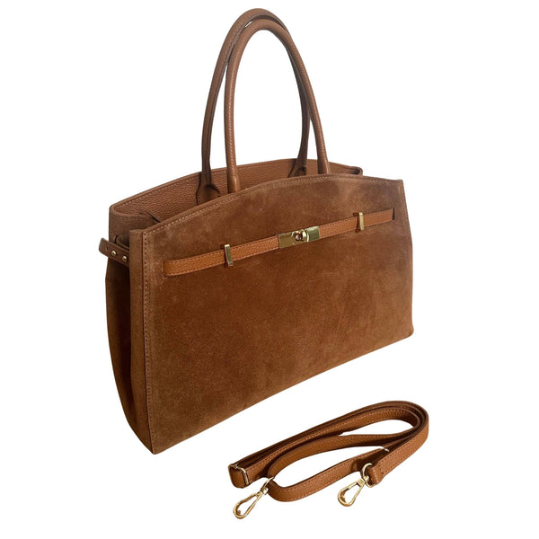 Amelia Suede Leather Bag