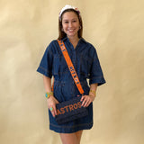 Orange Astro Purse Strap
