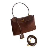 Texas Medium Suede Leather Bag