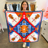 2024 Houston Rodeo Scarf - Saturday Silks x Christina Greene
