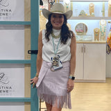 Draped Sleeveless Top With Gathered Neckline