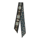 2026 Houston Rodeo Skinny  Scarf - Christina Greene x Saturday Silks
