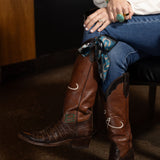 2026 Houston Rodeo Skinny  Scarf - Christina Greene x Saturday Silks