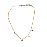 Y'ALL 18K Gold Letter Necklace