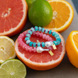Lighthearted Baroque Pearl Beaded Bracelet