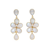 Snowlit Night Drop Earrings