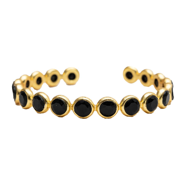 Starlit Stone Cuff - Black Onyx