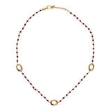 Season of Shine Beaded Necklace - Ruby