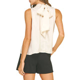 Twisted Detail Silky Top