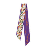 Saturday Silks - Clemson Tigers Skinny Scarf