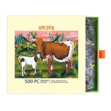 Longhorns Cows 500 Piece Puzzle