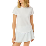 Active Mesh Palmetto Short Sleeve Top - White