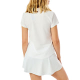 Active Mesh Palmetto Short Sleeve Top - White