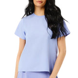 Active Mesh Walnut Short Sleeve Top - Violet
