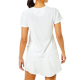 Active Mesh Walnut Short Sleeve Top - White