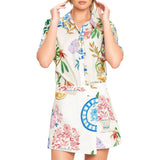 Amalfi Garden Button-Down Blouse