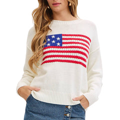 American Flag Sweater