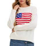American Flag Sweater