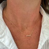Angie Diamond Bar Necklace
