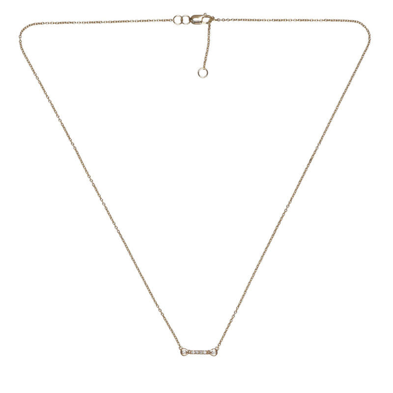 Angie Diamond Bar Necklace