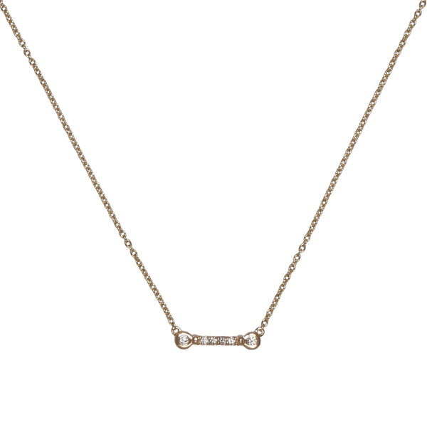 Angie Diamond Bar Necklace
