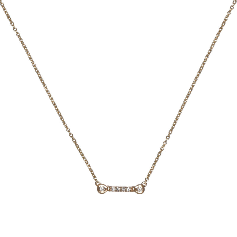 Angie Diamond Bar Necklace