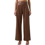 Anisa Leather Bern Wide Leg Pants
