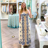Annalisa Maxi Dress - Handkerchief Ivory