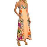 Annalisa Tapestry Peach Dress