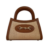 Panarea Raffia Bag - Cognac