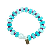 Lighthearted Baroque Pearl Beaded Bracelet