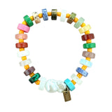 Happy Go Lucky Baroque Pearl Beaded Bracelet