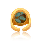 Blue Lagoon Statement Ring - Turquoise