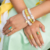 Daydream Baroque Pearl Beaded Bracelet