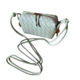 Camera Leather Bag - Mint Green