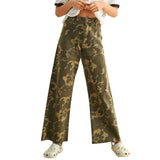 Camouflage Print Stretch Pants