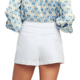 Celeste Button-Detail Wrap Skort