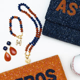 Game Day Beaded Knotted Necklace