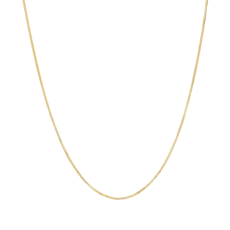 18K Gold-Filled Box Chain Necklace