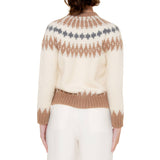 Christmas Holiday Ski Pattern Knitted Cardigan