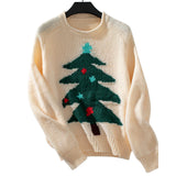 Christmas Tree Crewneck Pullover Sweater