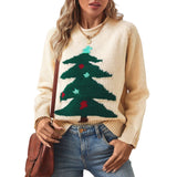 Christmas Tree Crewneck Pullover Sweater