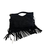 Cleo Fringe Suede Bag